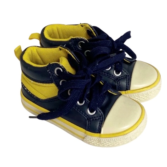 Gap color block high top sneakers 6 infant - Picture 1 of 11